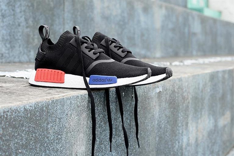 Adidas nmd mens 2024 red white blue