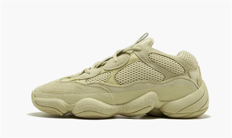 adidas Yeezy 500 x Kanye West 復古老爹百搭慢跑鞋月光黃- adidas愛迪